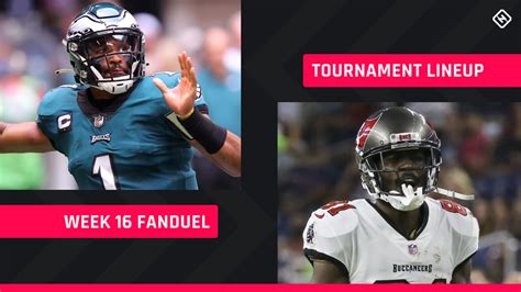best fanduel lineup week 16|FanDuel NFL DFS Lineup Picks for Week 16 .